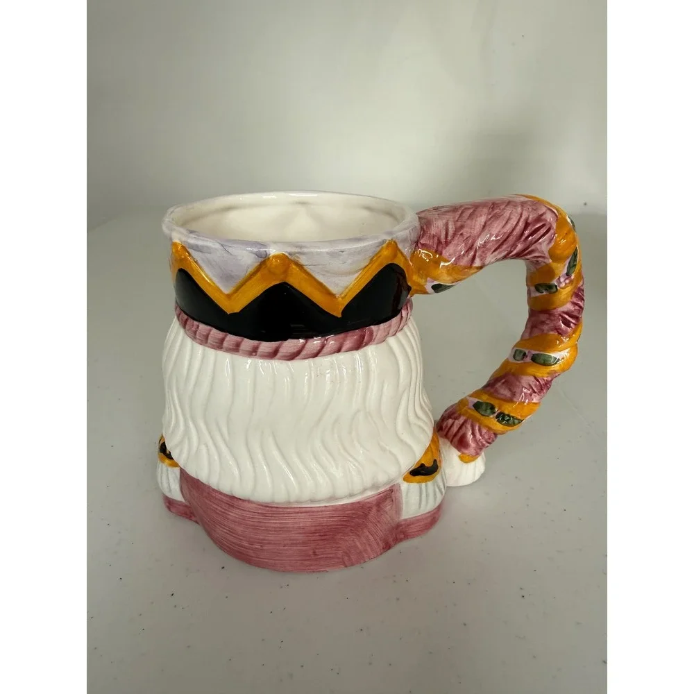 Vintage Alco Industries Holiday Christmas Nutcracker Coffee Mug Hand Painted